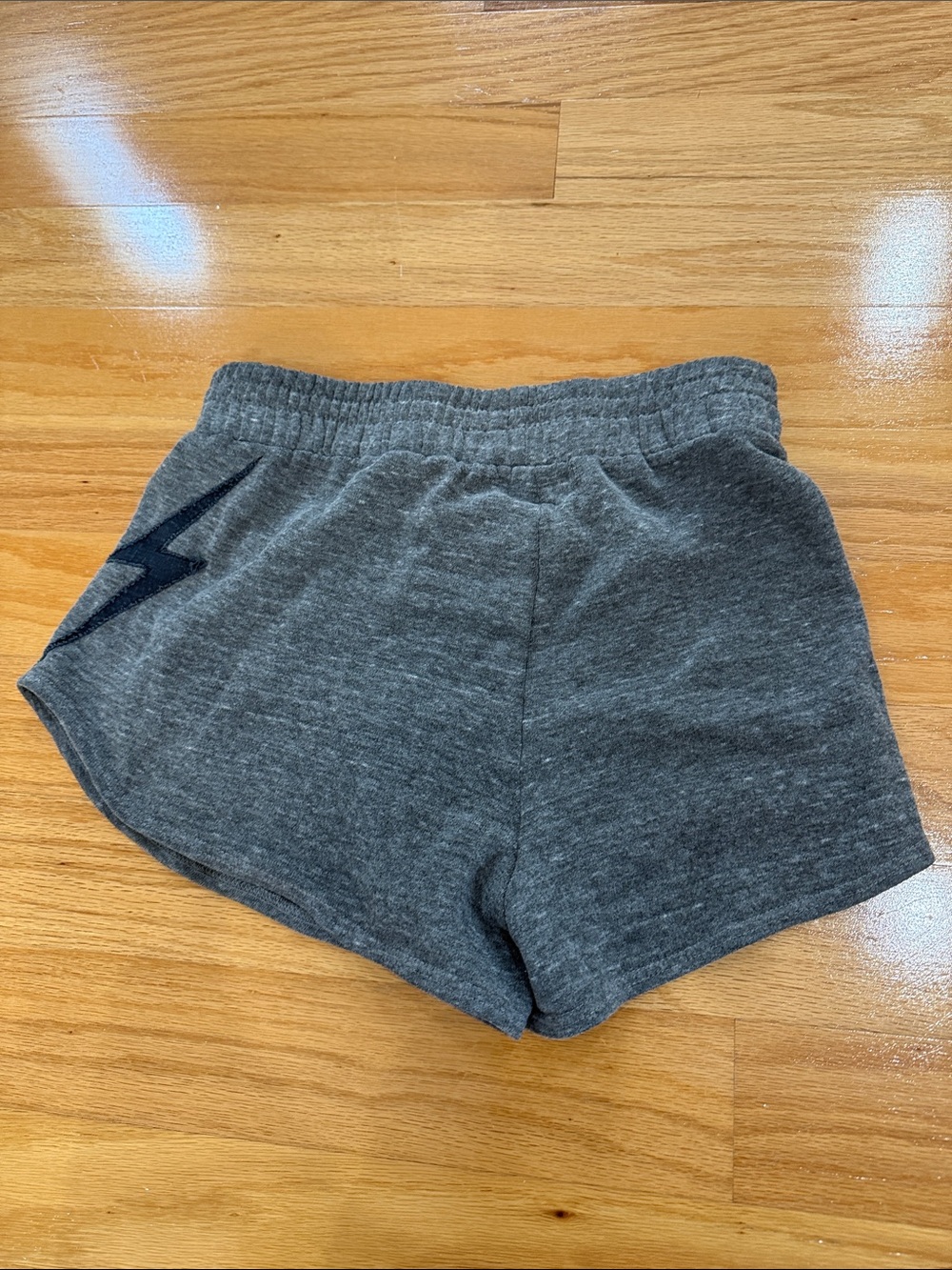 Aviator nation Women's Gray Knit Lounge Shorts - Picture 3 of 4